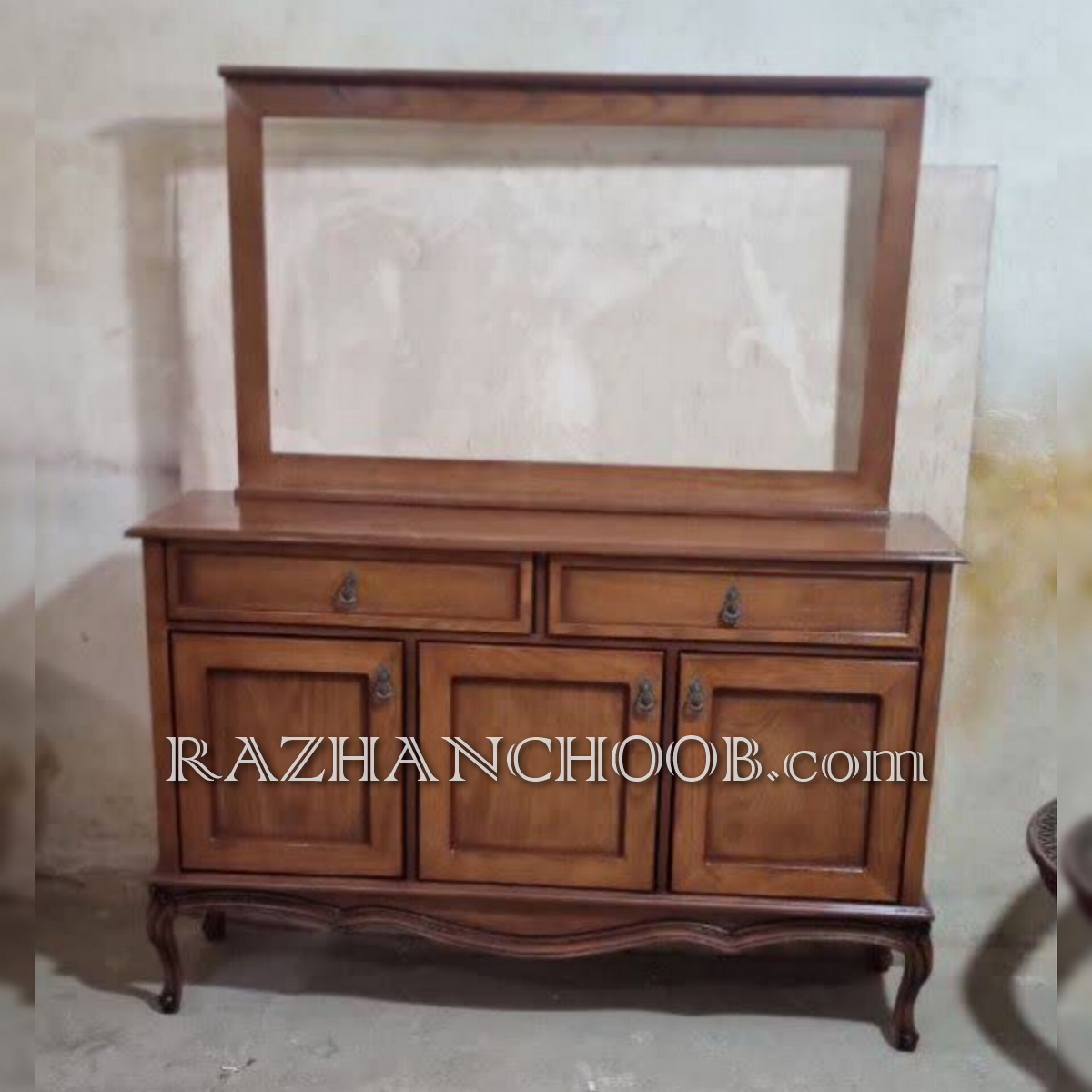 میز کنسول و آینه مدل فرانسوی